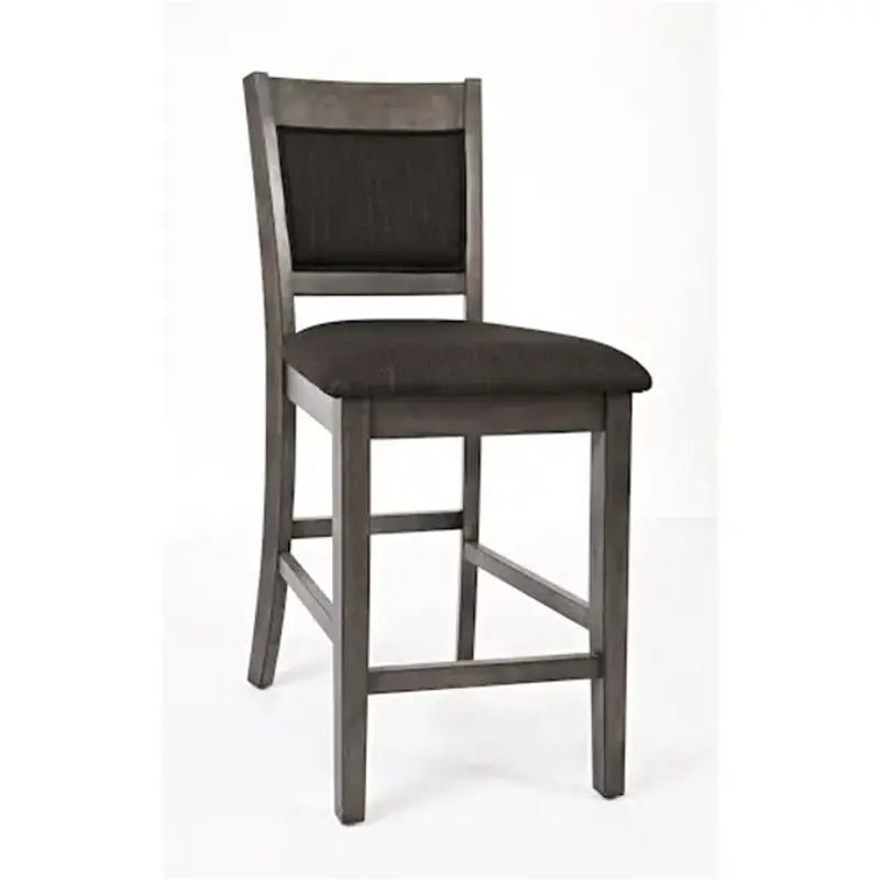 Gray Dining Counter height dining group with dark grey padded stools